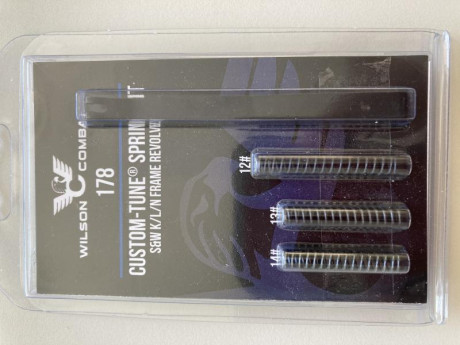 Vendo un kit de tres muelles reductores de gatillo y uno para martillo de la marca Wilson Combat, válidos 01