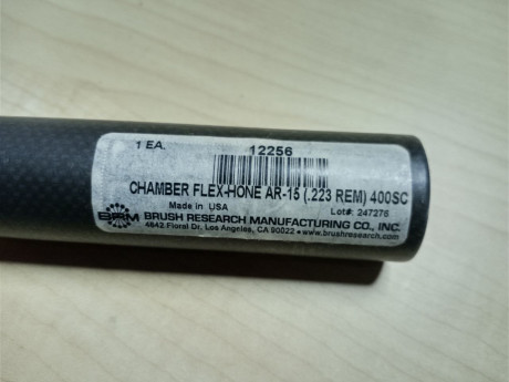 Vendo FLE HONE para pulir recamara en AR15, aceite especial 236ml y varilla

40 euros puesto en casa por 00