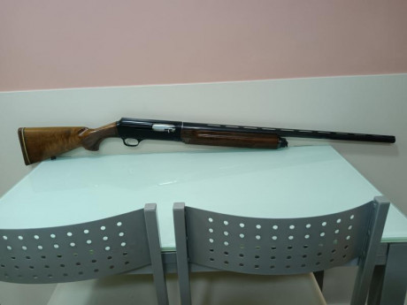 Franchi Prestige Calibre 12
En muy buen estado.
Poco retroceso (gases).
Longitud cañon 69 cms.
Precio 01