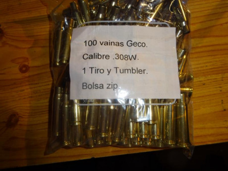 Muy buenas.

Vendo 100 vainas marca Geco calibre .308W, con un solo disparo efectuado, conservan el pistón 90