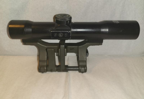 Visor y montura stanag original Hensoldt Z24 modelo 3 para HK G3.
Sirve directamente para CETME
Usado,si 02