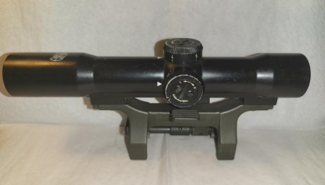 Visor y montura stanag original Hensoldt Z24 modelo 3 para HK G3.
Sirve directamente para CETME
Usado,si 01