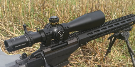 Hola.

Un amigo vende un Schmidt & Bender 5-25x56 PM II con monturas Vortex Precision PMR  . 
Retícula 02