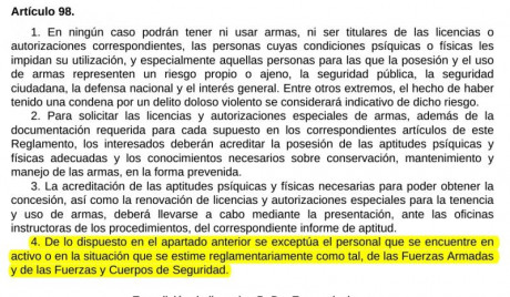 Buenos días gente:
Tengo una dudilla, a ver si me la podéis solucionar
como sabéis la licencia de armas 131