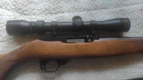 Para hacer sitio en el armero y para comprar otro juguete, vendo mi carabina RUGER 10/22 por 350euros 02