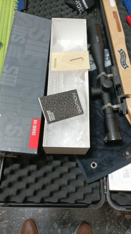 Se vende visor sightron sIII 45x45  tuvo de 30 ,parasol tapas para oculares  paralelaje lateral prácticamente 01