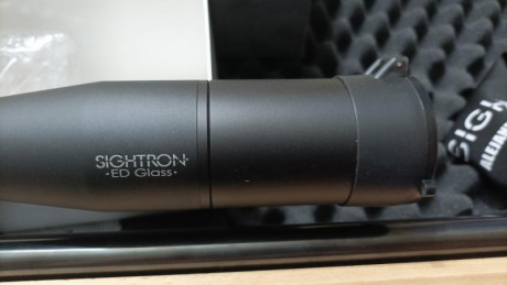 Se vende visor sightron sIII 45x45  tuvo de 30 ,parasol tapas para oculares  paralelaje lateral prácticamente 11