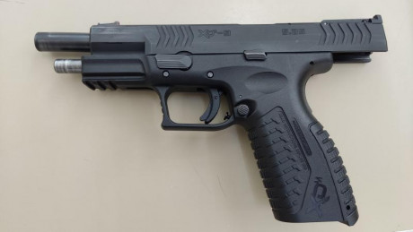 Vendo Pistola Marca HS PRODUKT modelo XDM-9 5.25 calibre 9pb del año 2015. 2 cargadores de 19. Poco usada. 01