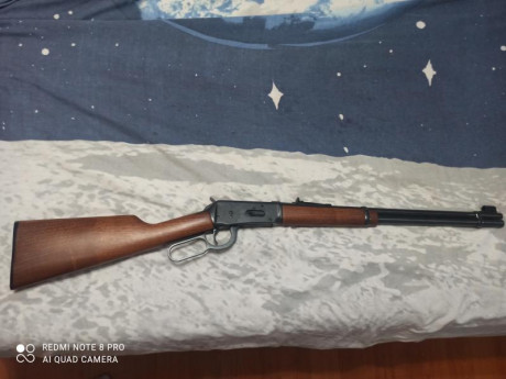 Winchester mod 94, cal 30-30, estado muy bueno, apenas a disparado 2 cajas.
500€, vendo por hacer caja.
Portes 02