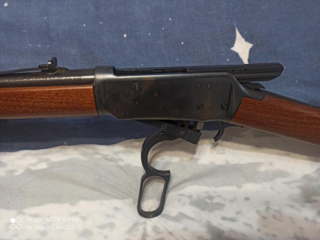 Winchester mod 94, cal 30-30, estado muy bueno, apenas a disparado 2 cajas.
500€, vendo por hacer caja.
Portes 01