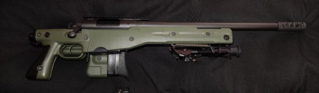Vendo Remington 700 SPS Tactical en calibre .308 con cañón de 16,5", chasis Accuracy AT AICS 2.0 00