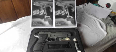 Sig Sauer X-Five Allround 9m/m arma que casi podría pasar por nueva por el poco uso, no utilizada para 02