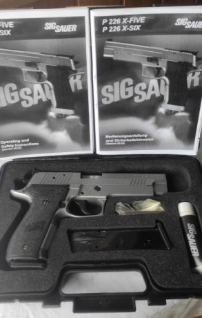 Sig Sauer X-Five Allround 9m/m arma que casi podría pasar por nueva por el poco uso, no utilizada para 11