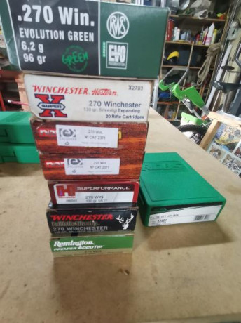 Vendo dais del 270 winchester rcbs con las vainas y las puntas que tengo.
150 euros. 11