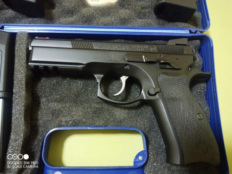 Vendo Pistola CZ 65 SP-01 SHADOW, con su caja y 3 cargadores (cal 9mp) en perfecto estado, se puede ver 02