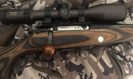 Rifle VOERE modelo LBW calibre 270wsm. Cañón de acero al carbono. Cañones intercambiables, miras abiertas, 02