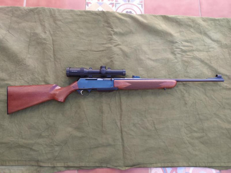 Saludos
Vendo rifle BAR2 de 7mmRM.

Rifle con armazon de acero y muy poco uso.

Maderas con señales de 02