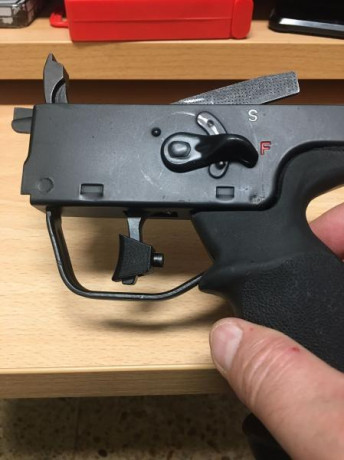 Replica exacta de trigger shoe de H&K PSG-1 y MSG-90 , valido para todos los modelos derivados de 02