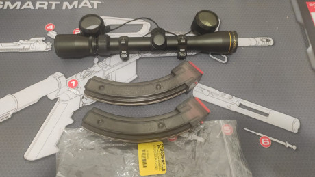 Vendo 2 cargadores de 25  para Ruger 10/22
Esta impolutos.
Precio 50€ 00