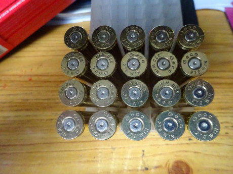 Muy buenas.

Vendo 100 vainas Geco del .270W, 1 tiro, Tumbler y en sus cajas originales.

25 euros más 00