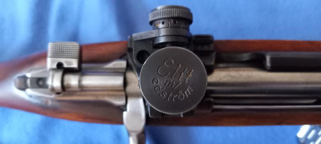 Vendo carl gustav m63 en calibre 6,5x55 con diopter elit.tiene corea de tiro de cuero con interior antideslizante 12
