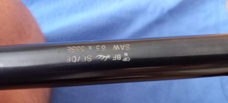 Vendo carl gustav m63 en calibre 6,5x55 con diopter elit.tiene corea de tiro de cuero con interior antideslizante 11