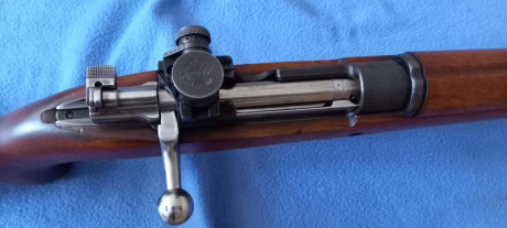 Vendo carl gustav m63 en calibre 6,5x55 con diopter elit.tiene corea de tiro de cuero con interior antideslizante 22