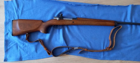 Vendo carl gustav m63 en calibre 6,5x55 con diopter elit.tiene corea de tiro de cuero con interior antideslizante 20