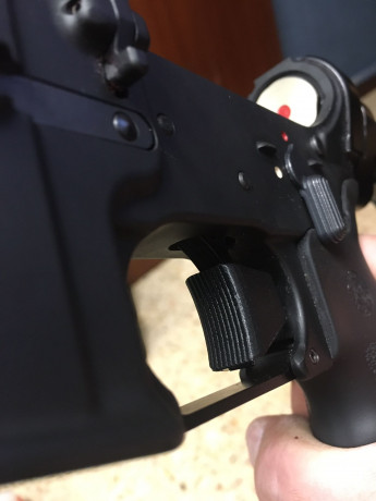Replica exacta de trigger shoe de H&K PSG-1 y MSG-90 , valido para todos los modelos derivados de 20