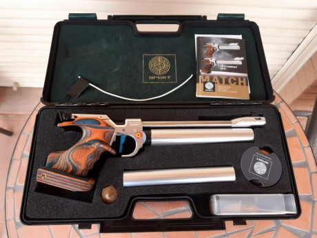 Por abandono de la afición, vendo pistola Steyr lp2 comprada nueva a Parriego en 2019.
Lleva cacha talla 02