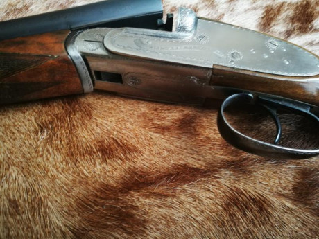 Escopeta Grulla (unión armera) modelo 208D calibre 16/70 extractora. Muy ligera y con un encare excelente. 01