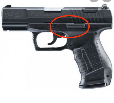 Buenos días

Estoy buscando una  Walther P99 AS  cal.9mm a poder ser con la  pestaña de retenida larga 00