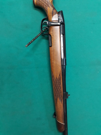 Hola, vendo Steyr Manlicher S del calibre 8x68 con gatillo al pelo y muy bien cuidado ,casi no salido 02