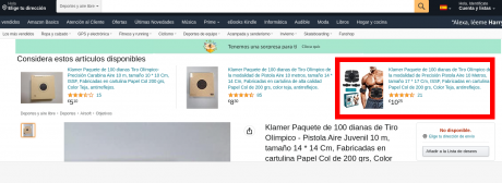 Pues lo dicho buscando dianas en internet me encontré este anunció de Amazon.

 00_klamer_.png 

Tengo 00