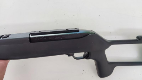 Vendo Carabina ruger 10/22 con chasis "táctico" de fibra.

También dispongo del chasis original 02