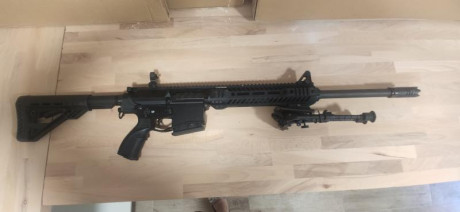 Vendo escopeta táctica calibre 12 tipo AR10
Marca y modelo: UTAS DEFENSE mod. XTR-12
Viene con cargador 01