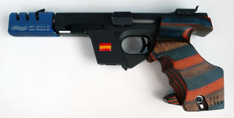 Se vende Walther GSP expert del calibre .32 S&W, el arma viene con maletin y dos cargadores, la cacha 10