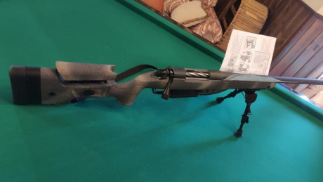Hola buenas, el lunes recogí mi nuevo rifle, un Bergara hmr wilderness en calibre 300winmag, ahora estoy 00