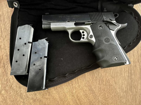 SE VENDE SPRINGFIELD ARMORY V10 ULTRA COMPACT .45 ACP. SIMPLE ACCION. TIPO M1911.

 Comprado a un compañero 10