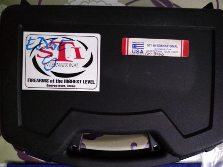 Buenas tardes compañeros.
VENDO pistola STI Edge 9 mm en perfecto estado, usada solo en precisión y con 12