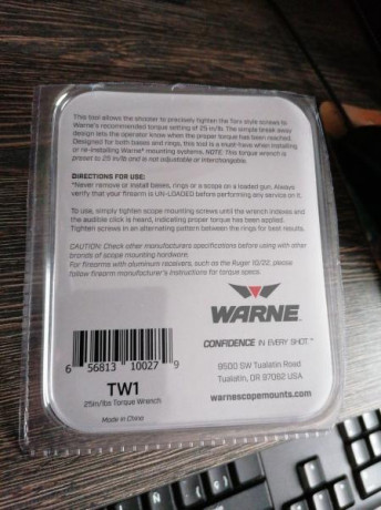 Buenas tardes, he adquirido una llave dinamométrica de la marca Warne, la modelo T-15 de 25in/lb y cuando 70