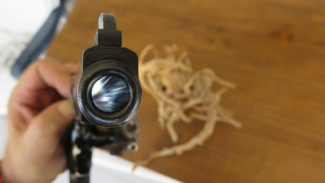 Lo dicho vendo mi magnifico revolver ASTRA MATCH del calibre 38 siempre con munición recargada WC para 22