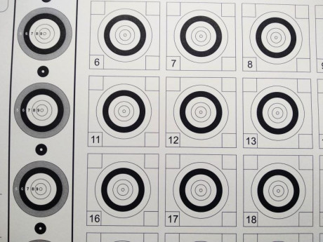 En el Blanco de Rimfire 50 mts. ...

 BR 50 RIMFIRE.jpg 

Para hacer X tienes que "borrar" el 00
