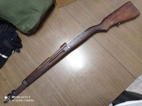 vende culata militar para mauser, con partes metálicas. 120€+20€ de envío. 00