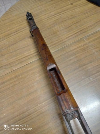 vende culata militar para mauser, con partes metálicas. 120€+20€ de envío. 10