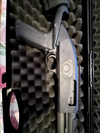 Vendo mi Mossberg Blackwater 590A1 en buen estado, incluye maletín rígido. Está en Asturias. Poco se puede 00