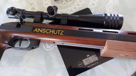 Vendo x no usar carabina Anschutz match 1907, cañon 66 cm muy bien cuidado y con varios premios. Guiada 160