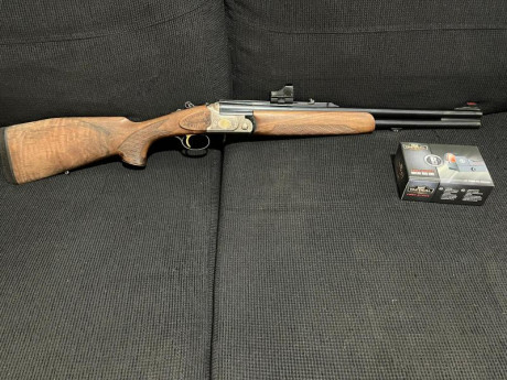 Un amigo vende escopeta superpuesta bettinsoli slug cañón liso de 55 cm , expulsora, selector de tiro 02