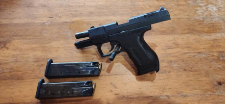 Pongo a la venta mi Walther P99 AS calibre 9mm, en perfecto estado estético y de funcionamiento. Guiada 10