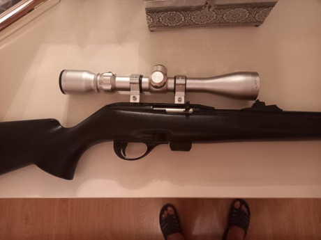 Buenos días,

Vendo magnífica carabina 22lr Remington 597 con regalo de visor Tasco plata totalmente nuevo 11